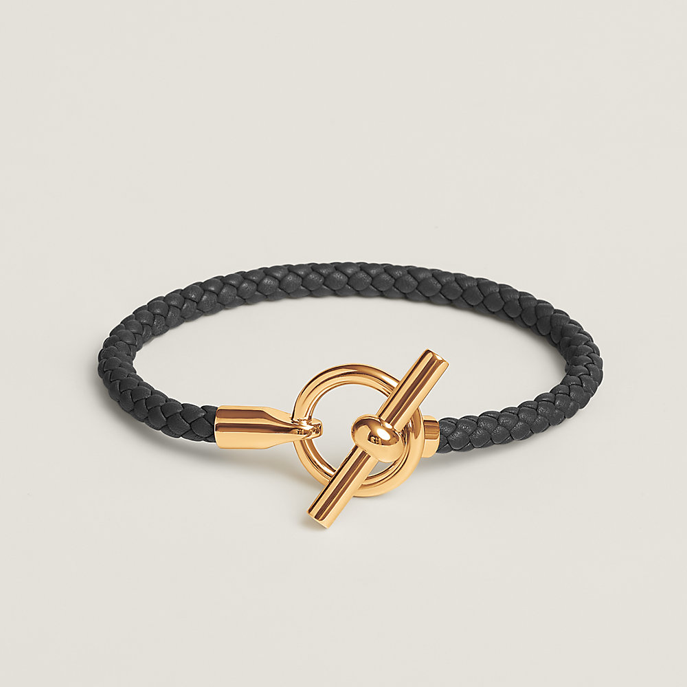 本日のみお値下げ【美品】HERMES グレナン 腕周り約17.5cm レザーブレスレット-《グレナン